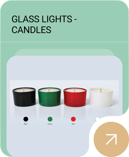 GLASS LIGHTS – CANDLES